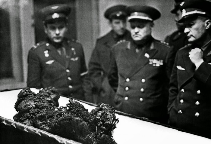 The remains of astronaut Vladimir Komarov a man who fell from space 1967 1 700x479
