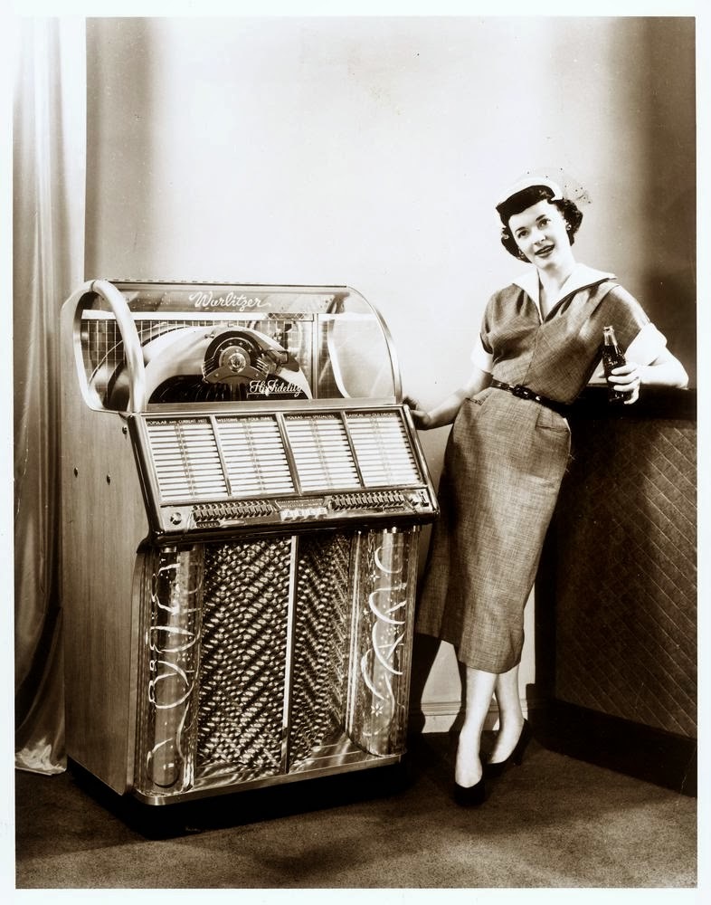 1950s wurlitzer juke box