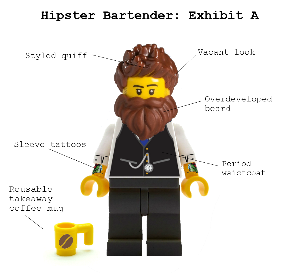 Hipster Bartender 1.0