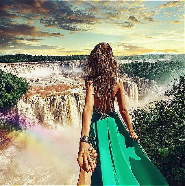 Iguazu waterfalls in Brazi copy