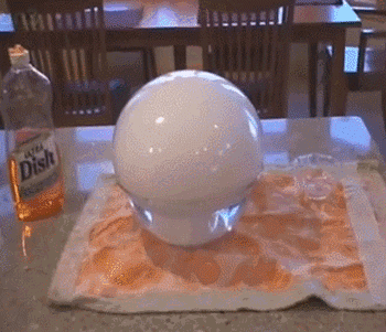 2Dry ice and dish soap are not meant to be together