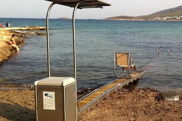 Σε αυτές τις παραλίες υπάρχουν ράμπες για Άτομα με Αναπηρία