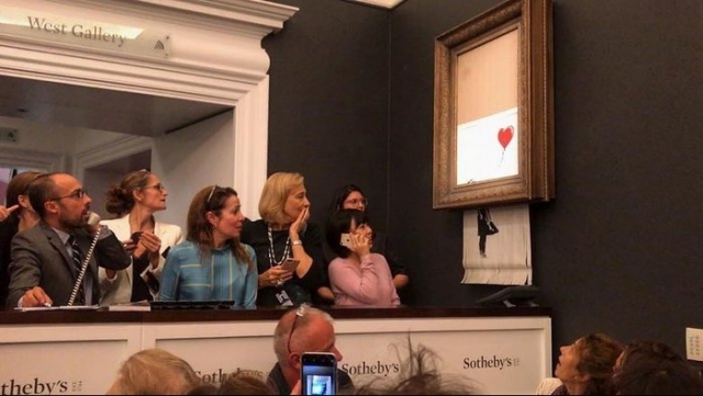 Πώς ακριβώς σαμποτάρισε τον πίνακά του, ο Banksy