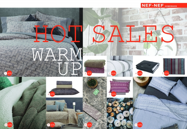 Ζεσταθείτε με τις NEF-NEF Homeware Sales