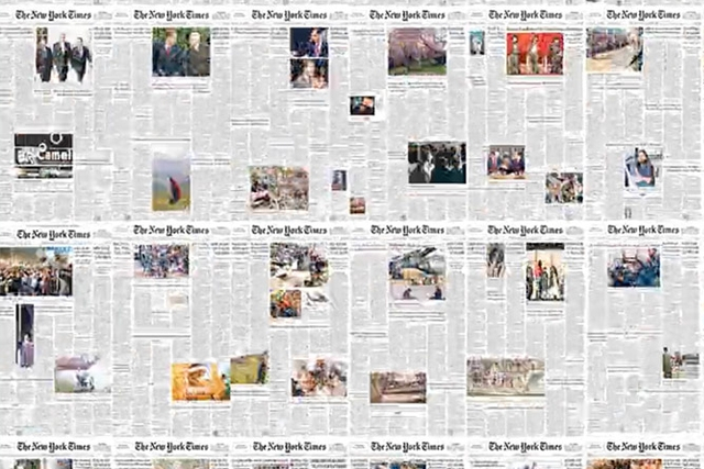 Νew York Times: 60.000 πρωτοσέλιδα σε 55″