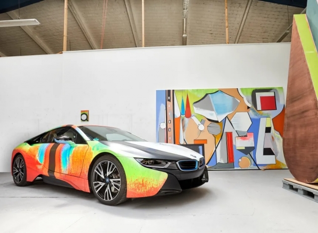 Μια BMW i8 έργο τέχνης