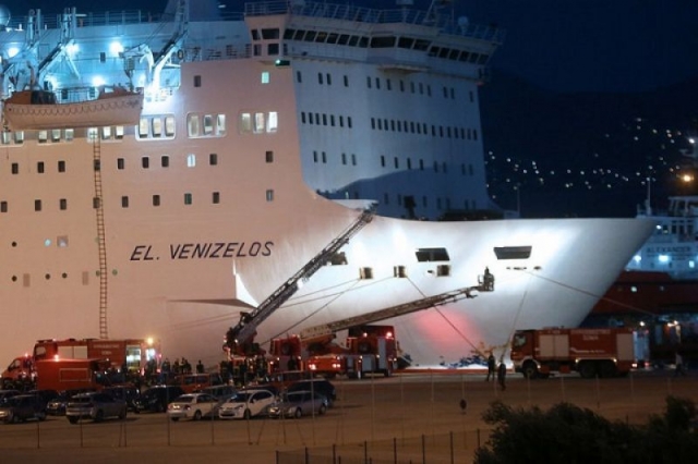 Πύρινος εφιάλτης εν πλω στο Ελ.Βενιζέλος: Στον Πειραιά οι 875 επιβάτες