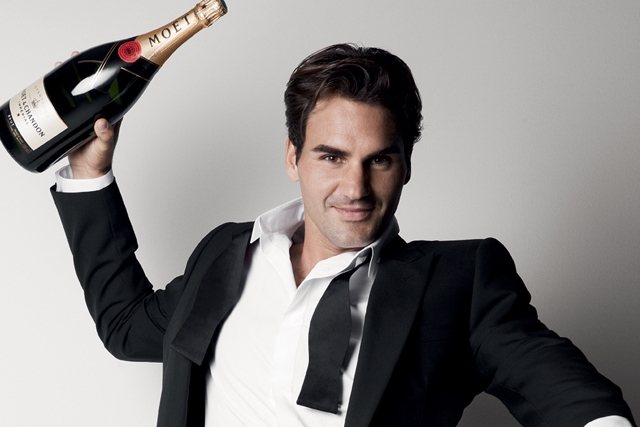 Η Möet &amp; Chandon τιμά τον Roger Federer