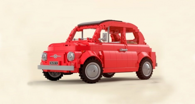 Το θρυλικό πεντακοσαράκι της Fiat, είναι το καταπληκτικό νέο σχέδιο της LEGO