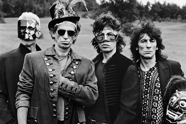 Anton Corbijn. The Rolling Stones, 1994. Masks, Toronto