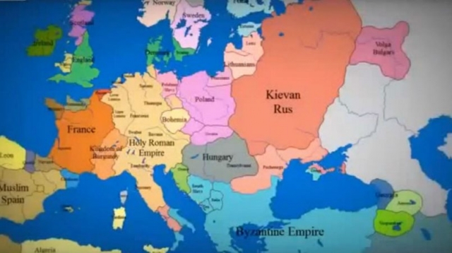 Τι αλλαγές έχουν υποστεί τα σύνορα της Ευρώπης τα τελευταία 1000 χρόνια;